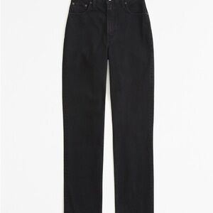 Abercrombie & Fitch Black Straight Leg Women's Jeans
